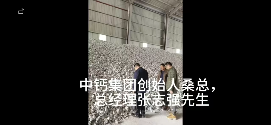 中钙集团视察旋转窑高标准生产基地